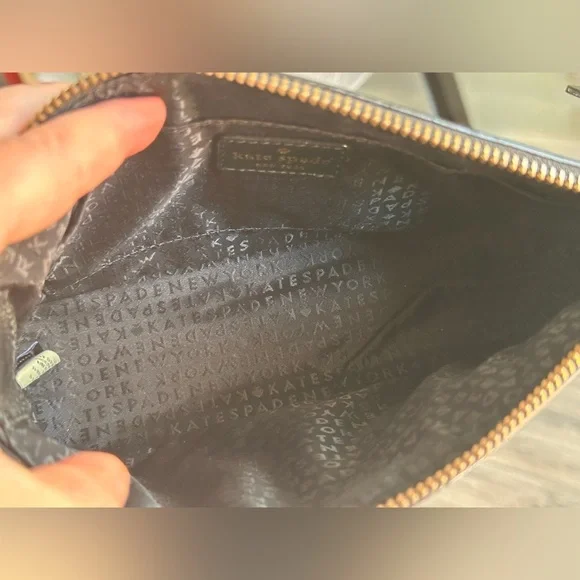 Rare Kate Spade Swan Around Millie Black Saffiano Leather Crossbody Bag - Picture 6 of 8